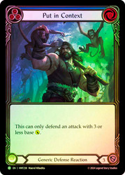 Put in Context
The Hunted
Single
Flesh and Blood