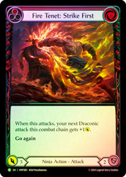 Fire Tenet: Strike First (Red)
The Hunted
Single
Flesh and Blood