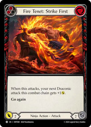 Fire Tenet: Strike First (Yellow)
The Hunted
Single
Flesh and Blood