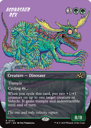 Agonasaur Rex (Borderless)\nAetherdrift - Variants\nSingle\nMagic The Gathering