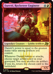 Daretti, Rocketeer Engineer\nAetherdrift\nSingle\nMagic The Gathering
