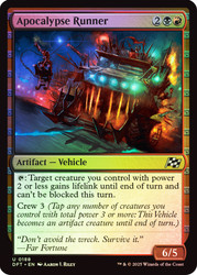 Apocalypse Runner\nAetherdrift\nSingle\nMagic The Gathering