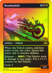 Boommobile (First Place Foil)\nAetherdrift - Alternate Foil\nSingle\nMagic The Gathering