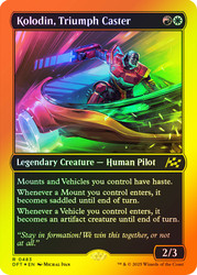 Kolodin, Triumph Caster (First Place Foil)\nAetherdrift - Alternate Foil\nSingle\nMagic The Gathering