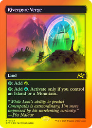Riverpyre Verge (First Place Foil)\nAetherdrift - Alternate Foil\nSingle\nMagic The Gathering