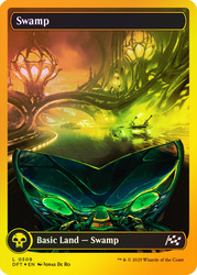 Swamp (#509) (Full Art) (First Place Foil)\nAetherdrift - Alternate Foil\nSingle\nMagic The Gathering