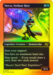 Vnwxt, Verbose Host (First Place Foil)\nAetherdrift - Alternate Foil\nSingle\nMagic The Gathering