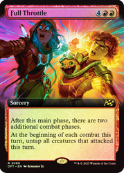 Full Throttle (Extended Art)\nAetherdrift - Variants\nSingle\nMagic The Gathering