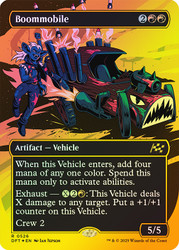 Boommobile (Borderless) (First Place Foil)\nAetherdrift - Alternate Foil Variants\nSingle\nMagic The Gathering