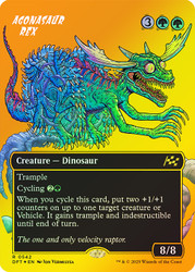 Agonasaur Rex (Borderless) (First Place Foil)\nAetherdrift - Alternate Foil Variants\nSingle\nMagic The Gathering