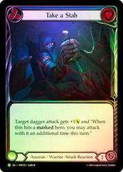 Take a Stab (Blue)
The Hunted
Single
Flesh and Blood