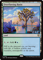 Overflowing Basin\nAetherdrift Commander\nSingle\nMagic The Gathering