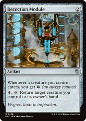 Decoction Module\nAetherdrift Commander\nSingle\nMagic The Gathering