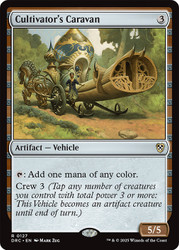 Cultivator's Caravan\nAetherdrift Commander\nSingle\nMagic The Gathering