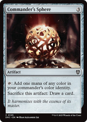Commander's Sphere\nAetherdrift Commander\nSingle\nMagic The Gathering