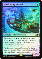 Mindspring Merfolk\nAetherdrift\nSingle\nMagic The Gathering