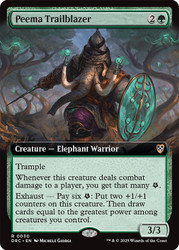 Peema Trailblazer (Extended Art)\nAetherdrift Commander - Variants\nSingle\nMagic The Gathering