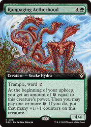 Rampaging Aetherhood (Extended Art)\nAetherdrift Commander - Variants\nSingle\nMagic The Gathering