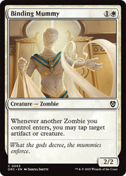 Binding Mummy\nAetherdrift Commander\nSingle\nMagic The Gathering