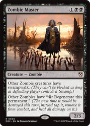 Zombie Master\nAetherdrift Commander\nSingle\nMagic The Gathering
