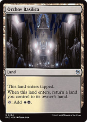 Orzhov Basilica\nAetherdrift Commander\nSingle\nMagic The Gathering