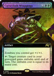 Cursecloth Wrappings (Extended Art)\nAetherdrift - Variants\nSingle\nMagic The Gathering