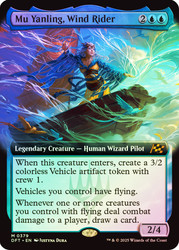 Mu Yanling, Wind Rider (Extended Art)\nAetherdrift - Variants\nSingle\nMagic The Gathering