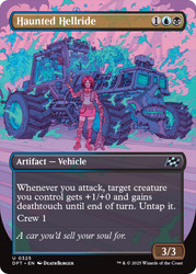 Haunted Hellride (Borderless)\nAetherdrift - Variants\nSingle\nMagic The Gathering