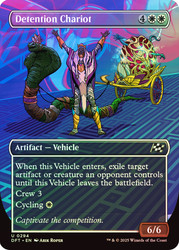 Detention Chariot (Borderless)\nAetherdrift - Variants\nSingle\nMagic The Gathering