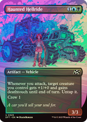 Haunted Hellride (Borderless)\nAetherdrift - Variants\nSingle\nMagic The Gathering