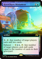 Riverchurn Monument (Extended Art)\nAetherdrift - Variants\nSingle\nMagic The Gathering