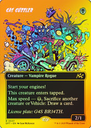 Gas Guzzler (Borderless) (First Place Foil)\nAetherdrift - Alternate Foil Variants\nSingle\nMagic The Gathering