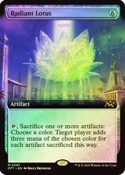 Radiant Lotus (Extended Art)\nAetherdrift - Variants\nSingle\nMagic The Gathering