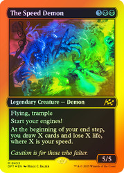 The Speed Demon (First Place Foil)\nAetherdrift - Alternate Foil\nSingle\nMagic The Gathering