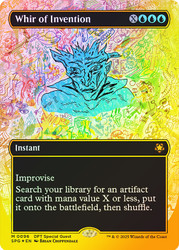 Whir of Invention (Borderless) (First Place Foil)\nSpecial Guests - Alternate Foil\nSingle\nMagic The Gathering