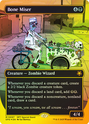 Bone Miser (Borderless) (First Place Foil)\nSpecial Guests - Alternate Foil\nSingle\nMagic The Gathering