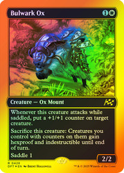 Bulwark Ox (First Place Foil)\nAetherdrift - Alternate Foil\nSingle\nMagic The Gathering