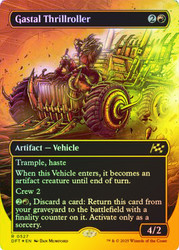 Gastal Thrillroller (Borderless) (First Place Foil)\nAetherdrift - Alternate Foil Variants\nSingle\nMagic The Gathering