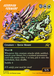 Guardian Sunmare (Borderless) (First Place Foil)\nAetherdrift - Alternate Foil Variants\nSingle\nMagic The Gathering