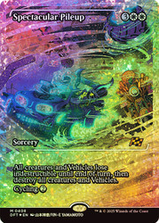 Spectacular Pileup (Showcase) (Fracture Foil)\nAetherdrift - Alternate Foil Variants\nSingle\nMagic The Gathering