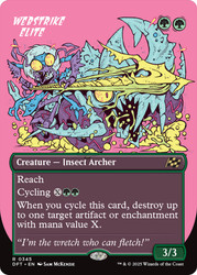 Webstrike Elite (Borderless)\nAetherdrift - Variants\nSingle\nMagic The Gathering