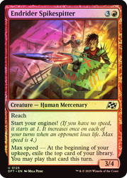 Endrider Spikespitter\nAetherdrift\nSingle\nMagic The Gathering
