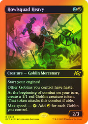 Howlsquad Heavy (First Place Foil)\nAetherdrift - Alternate Foil\nSingle\nMagic The Gathering