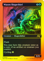 Waxen Shapethief (First Place Foil)\nAetherdrift - Alternate Foil\nSingle\nMagic The Gathering