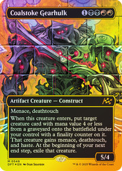 Coalstoke Gearhulk (Borderless) (First Place Foil)\nAetherdrift - Alternate Foil Variants\nSingle\nMagic The Gathering