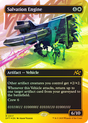 Salvation Engine (Borderless) (First Place Foil)\nAetherdrift - Alternate Foil Variants\nSingle\nMagic The Gathering