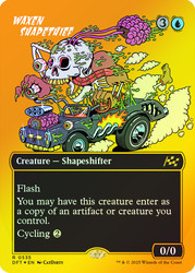 Waxen Shapethief (Borderless) (First Place Foil)\nAetherdrift - Alternate Foil Variants\nSingle\nMagic The Gathering