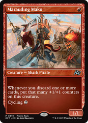 Marauding Mako (Promo Pack)\nPromo: General\nSingle\nMagic The Gathering