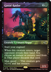 Gastal Raider (Promo Pack)\nPromo: General\nSingle\nMagic The Gathering