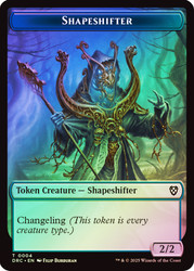 {Shapeshifter Token} // {Zombie Token} (1/1)
Aetherdrift Commander
Single
Magic: The Gathering